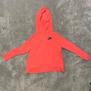 Nike women’s large coral cowl neck hoodie